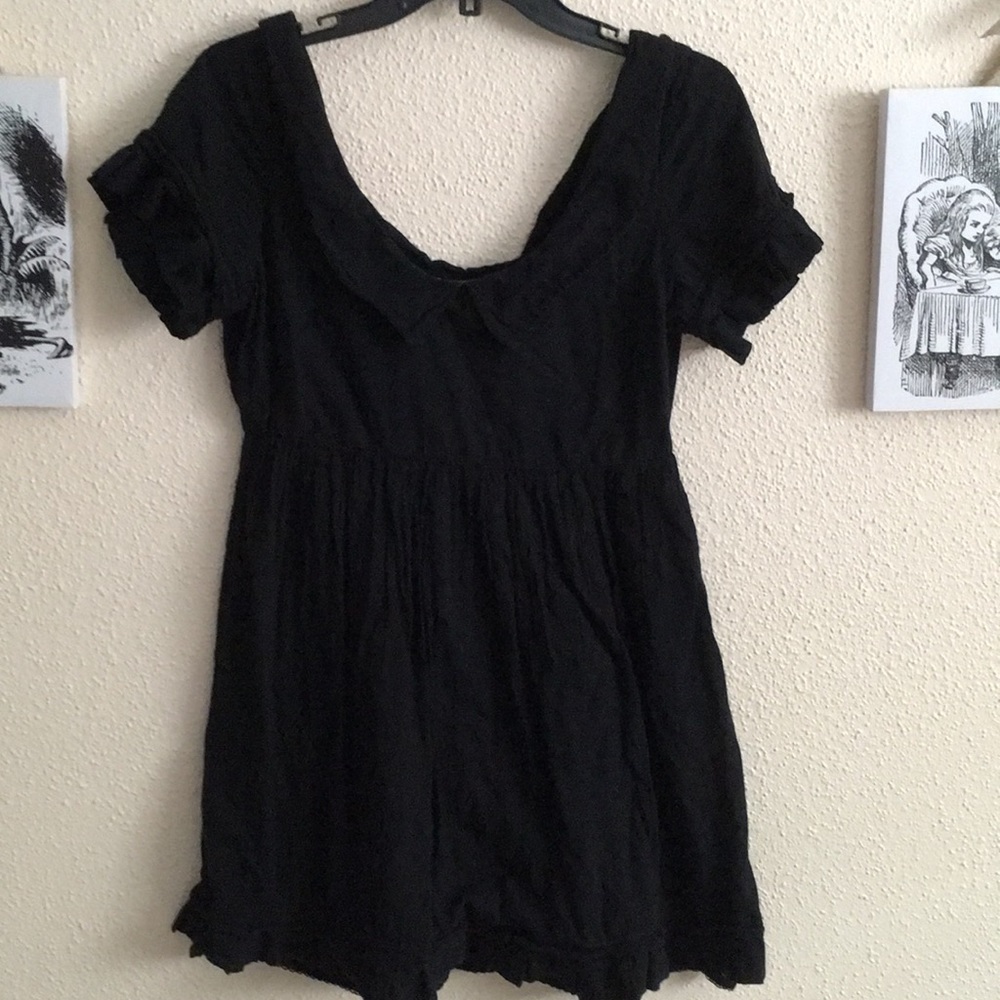 Odille black mini dress